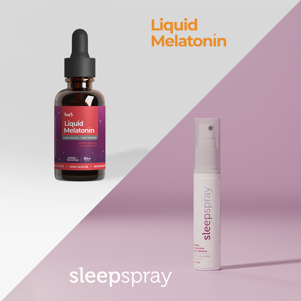 Kit Melatonina Líquida IWS + Sleepspray IWS