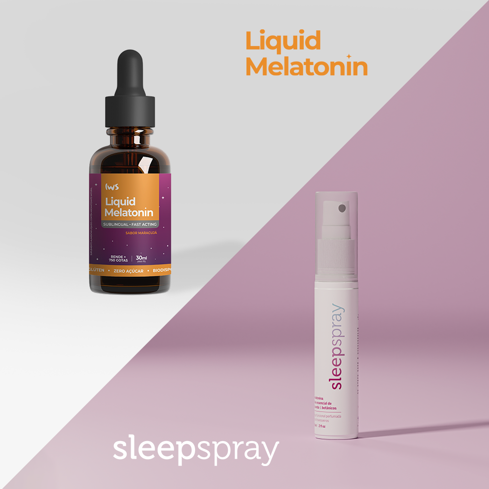 Kit Melatonina Líquida IWS + Sleepspray IWS